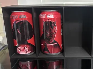 Collectible Soda Can - 4 Can Display