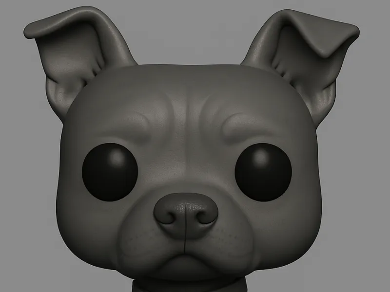 Funko style Pitbull