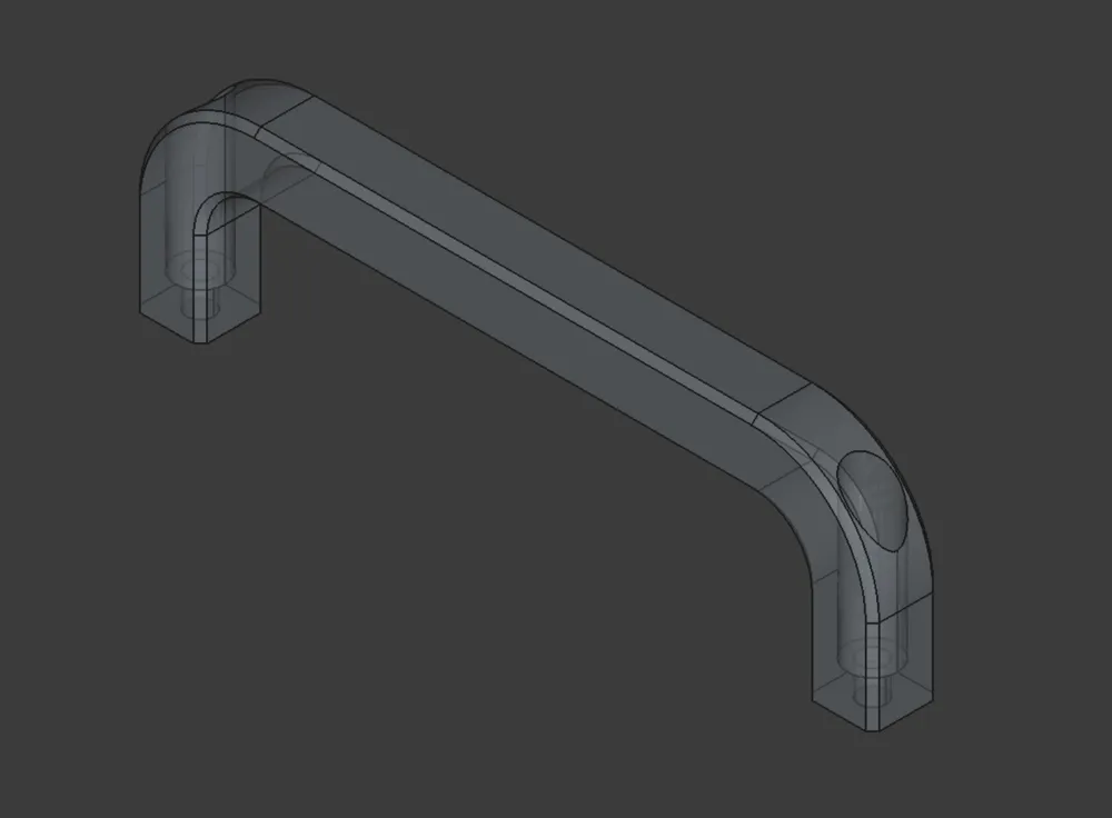 Simple customizable handle (+ collection) - Free 3D Print Model ...