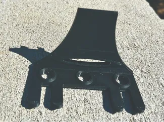 CarPuRide with cable routing, using less material.