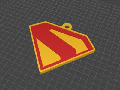 Superman Keychain and Charm