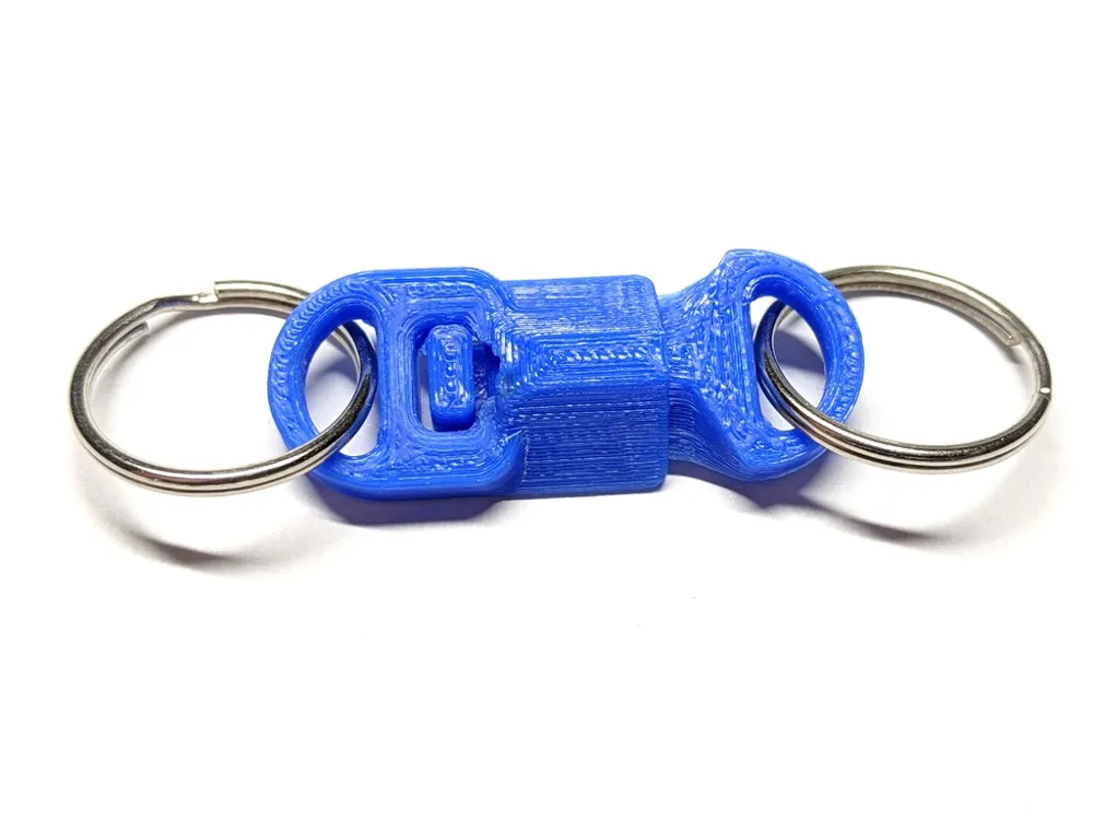 Disconnect Key Chain Quick Disconnect Keychain / other uses by Mistertech MakerWorld ...