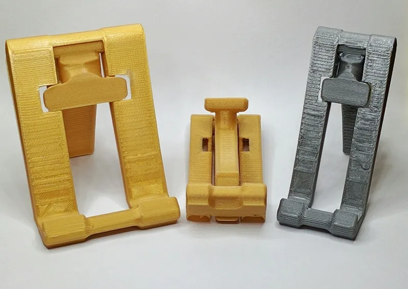 Folding smartphone stand, narrow and wide sizes
