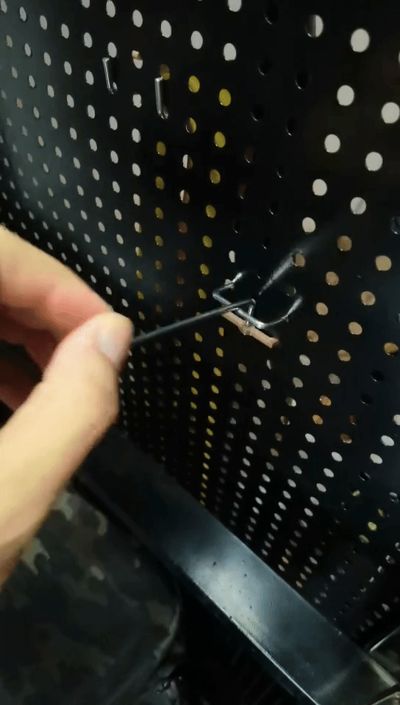 Pegboard Hook Fastener