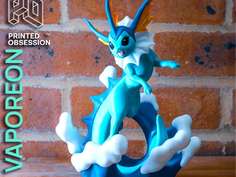 Vaporeon - Pokemon - Fanart - Multi Color
