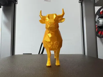 Irregular Polygon Golden Ox