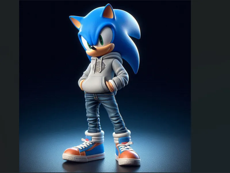 Sonic in Streetwear