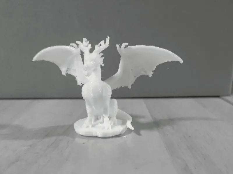 DND 28mm base simple print dragon