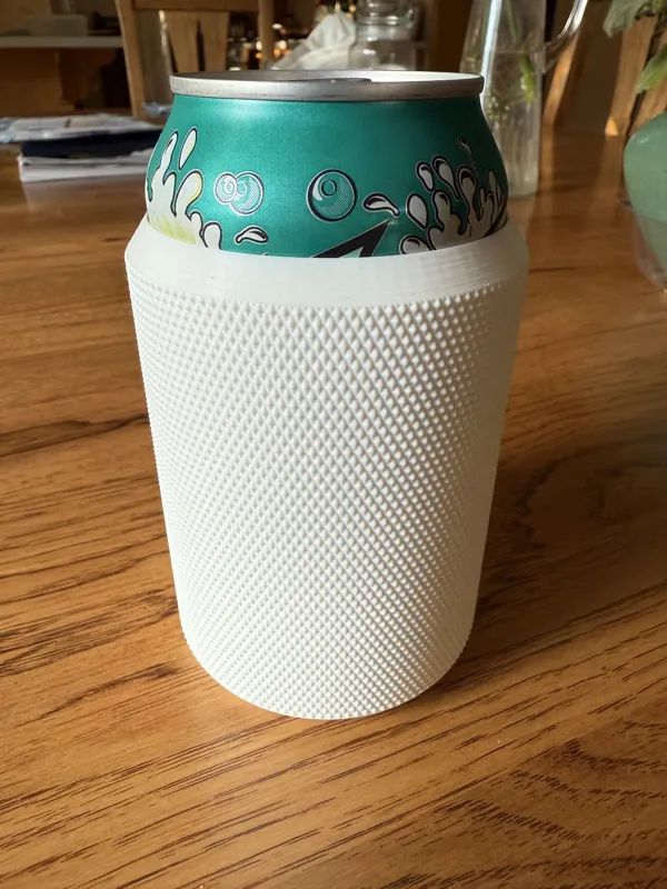 Knurled 12oz Can Coozie (NEW monogrammed file!)