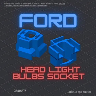 Headlight Bulb Socket H4 / H7 (FORD transit mk7)