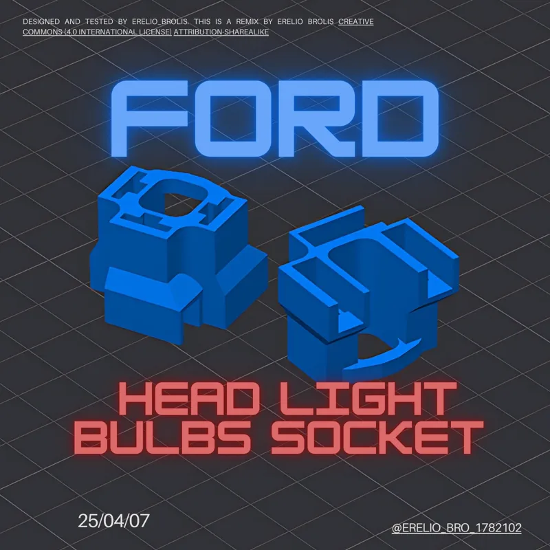 Headlight Bulb Socket H4 / H7 (FORD transit mk7)