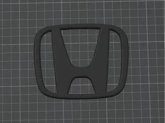 honda stream front badge