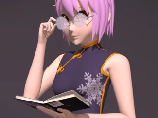 Yuki Nagato in qipao