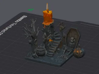 Haunted Candle of the Cursed Souls - Halloween