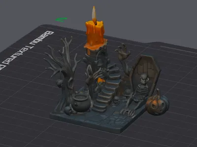 Haunted Candle of the Cursed Souls - Halloween