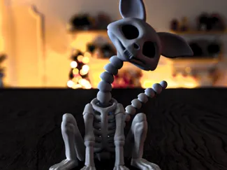 Flexible Cat Skeleton