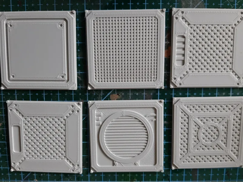 Basic Industrial Floor Tiles (11 Patterns)