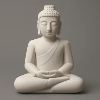 Minimalist Buddha Figurine