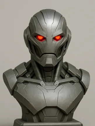 Ultron-Inspired Bust