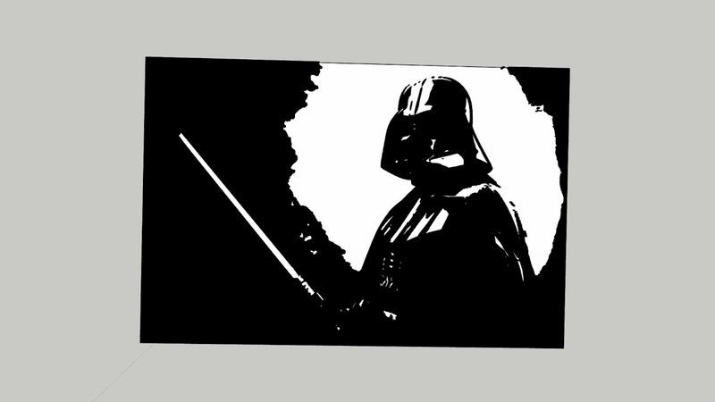 Darth Vader 3D Poster