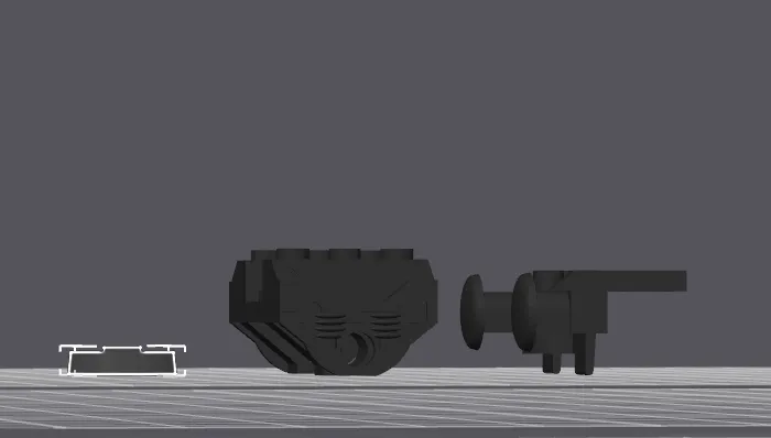 Brick train bogey system - bonus files