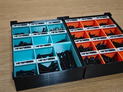 Screw storage box