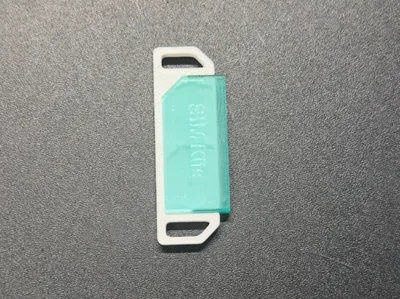 Minimalist Transparent SIM Card Case and Keychain
