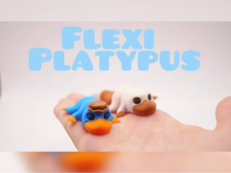 Articulated Platypus - Keychain