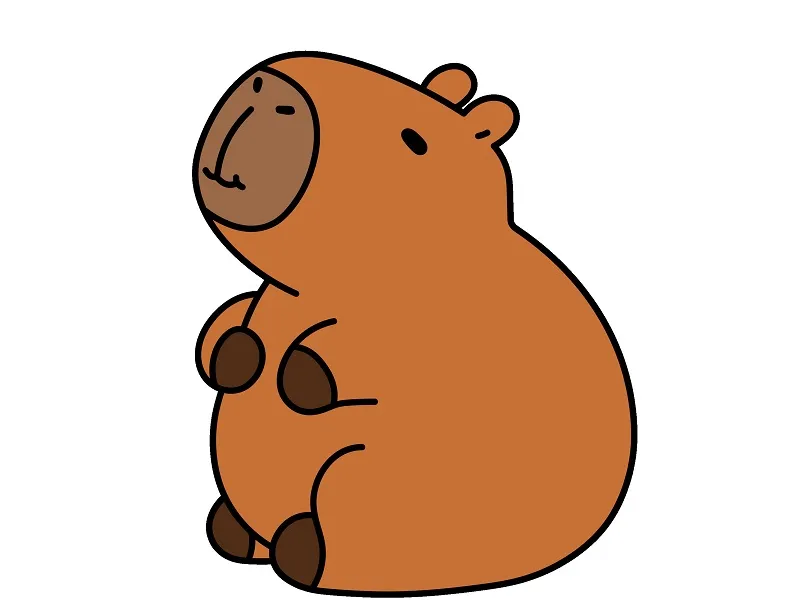 capybara keychain