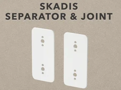SKADIS spacer for wall and joint to other boards