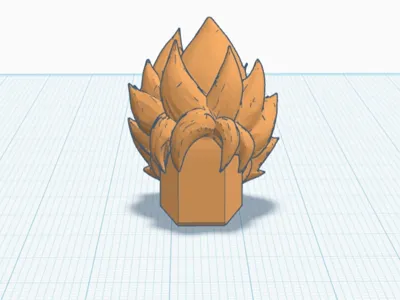 Cabeça Dummy 13 - super Saiyjin 