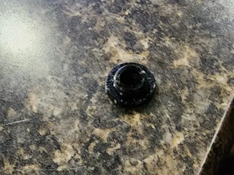 Camper stove grommet