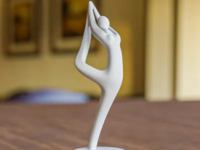Woman dancer sculpture