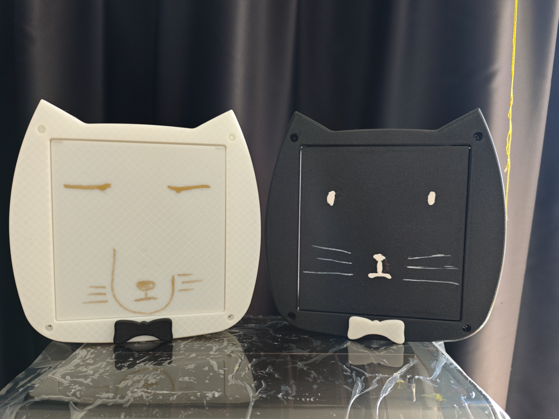 猫门带锁 猫门洞 宠物门 无需支撑