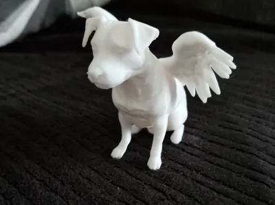 Dog with wings