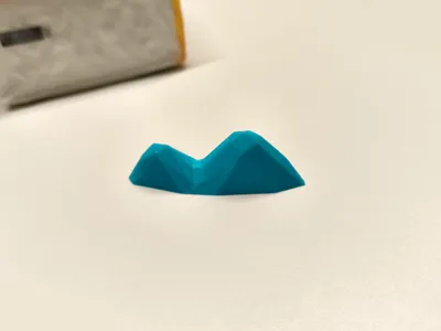 Polygonal Mountain-Shaped Chopstick Rest/Calligraphy Brush Rest/Spoon Rest