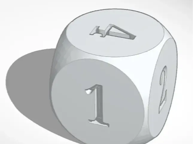 3D Printed Dice 