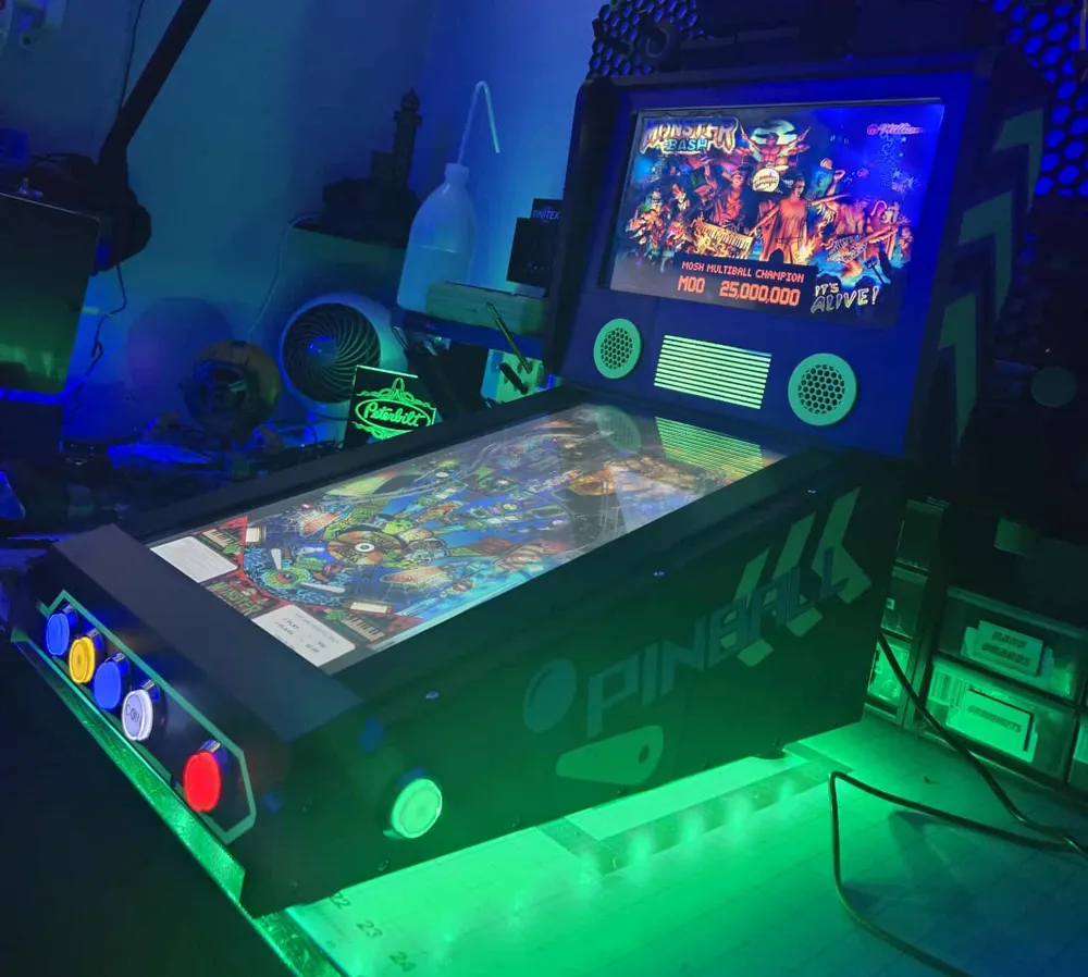 Pinball Machine Tabletop Background Tabletop Virtual Pinball Machine by 3DJustin MakerWorld: Download Free ...
