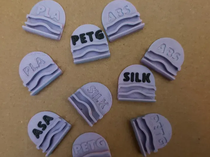 Labeled Filament Clip (Single or Multicolor)