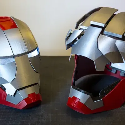 Iron Man MK5 Helmet with Voice Module by uwauwua MakerWorld: Download ...