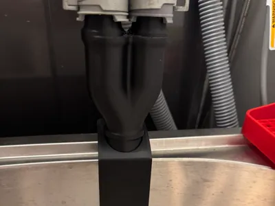 Y connector for a washing machine for 2 drain Hose