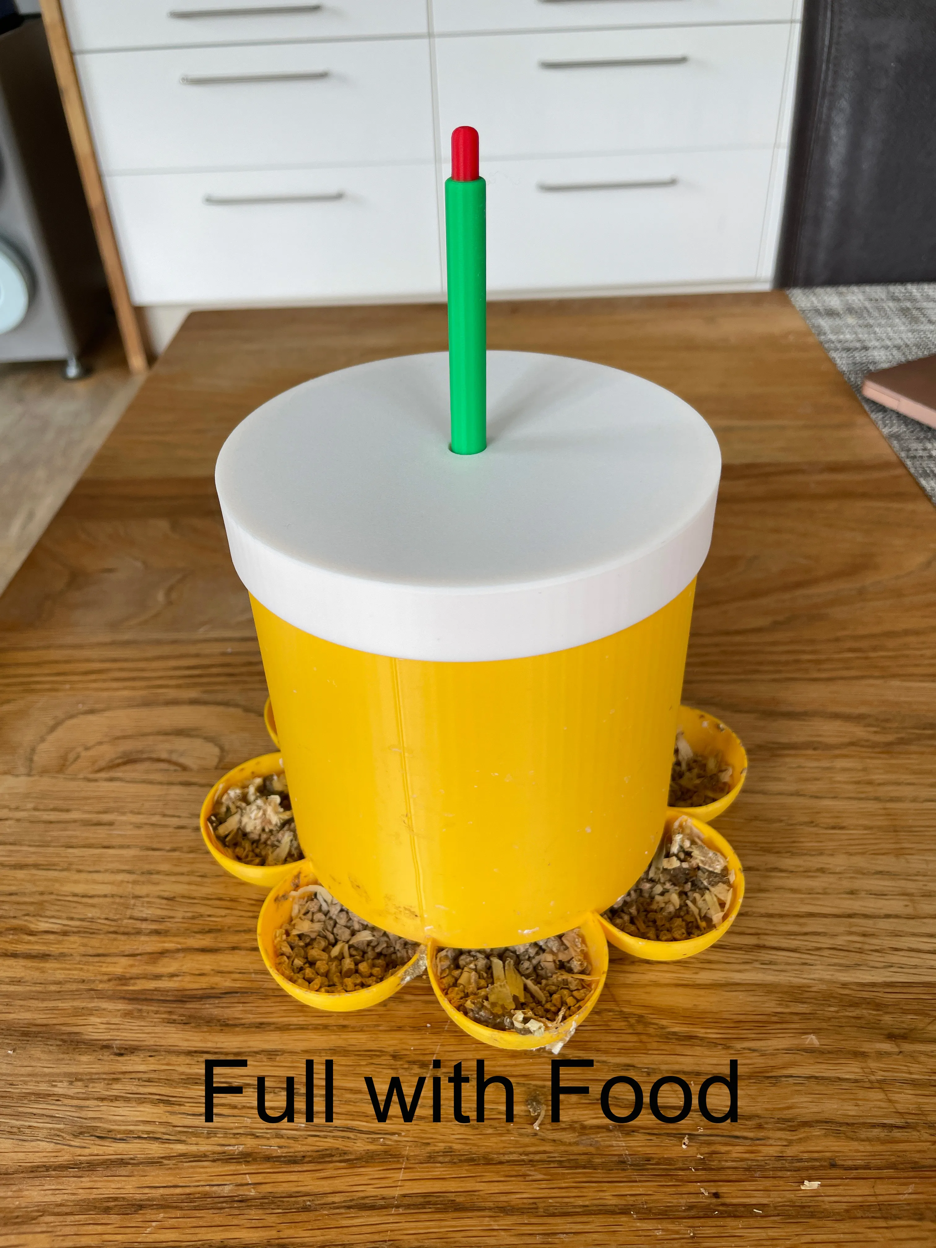 With Optional food left indicator.