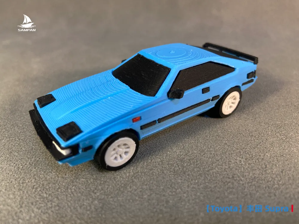 【Toyota】Toyota Supra Model Kit Multi-Color Segmented Assembly Car Model ...
