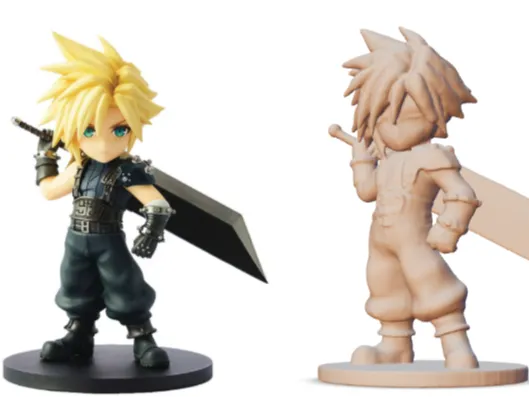 AI Final Fantasy 7 sd cloud