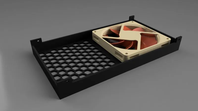 Anycubic Mega X PSU Custom Cover 92mm Quiet Fan
