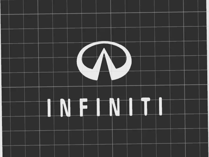 box with logo infiniti