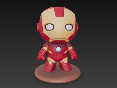 Cartoon Chibi Iron Man