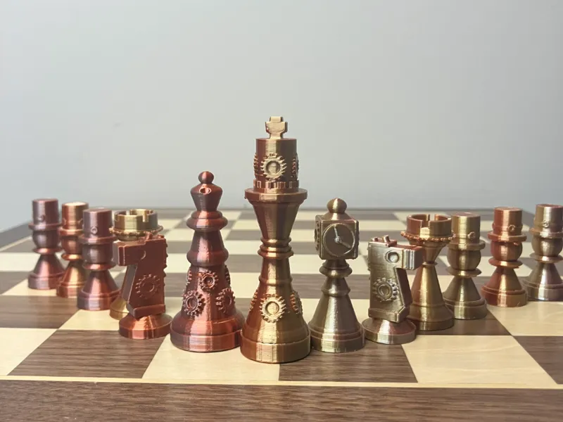 Steampunk Chess Set