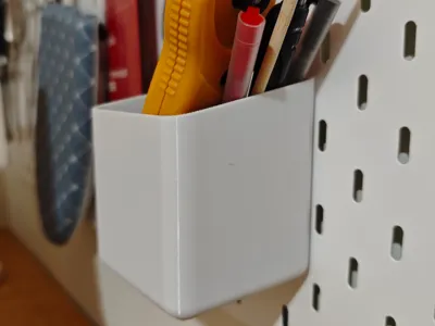 IKEA Style Pegboard Pen Holder for 1.5mm Galvanized Iron Pegboard Accessories