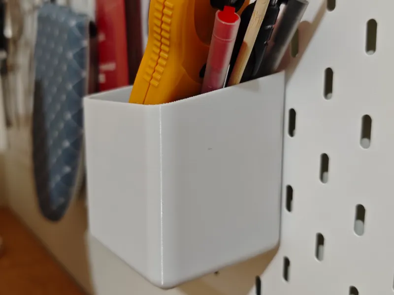 IKEA 宜家同款洞洞板笔筒 1.5mm铁艺镀锌板洞洞板配件